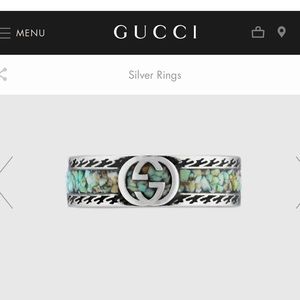 Gucci ring interlocking G size US5